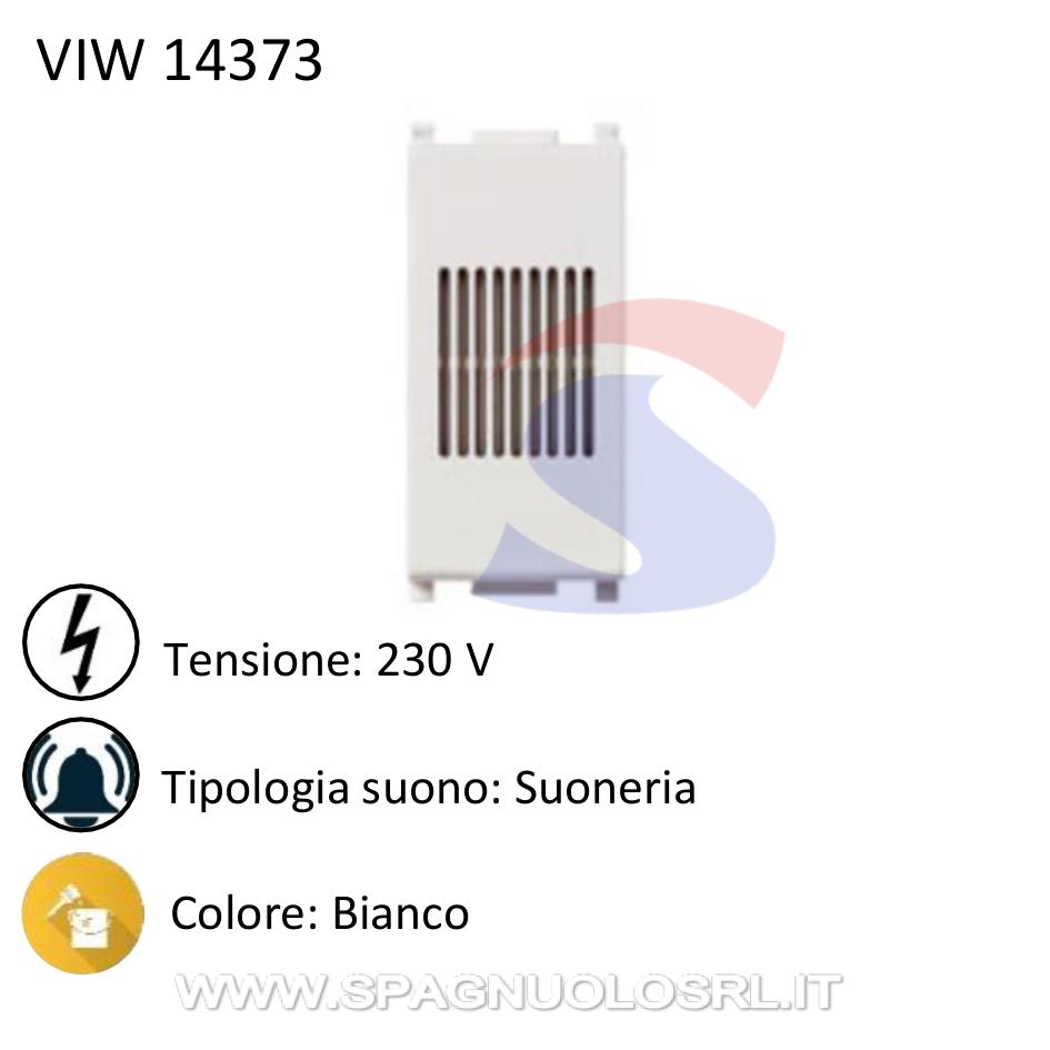 Suoneria serie "Plana" 230 V, Bianco - VIMAR 14373