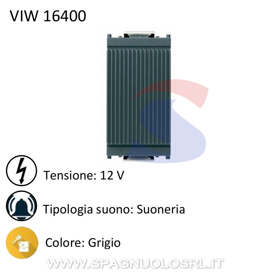 Suoneria serie "Idea" 12 V, Grigio - VIMAR 16400