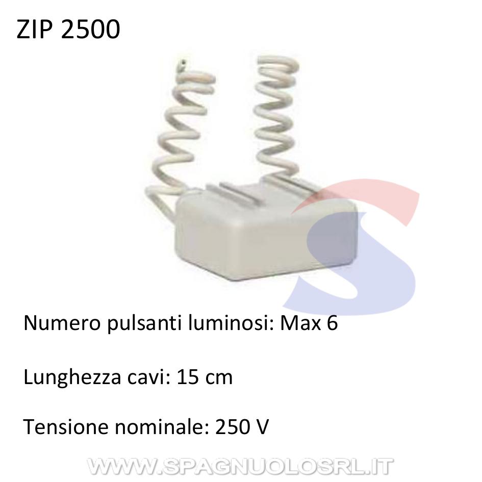 Condensatore per relè 250 V max 6 pulsanti luminosi - ZIPPO 2500