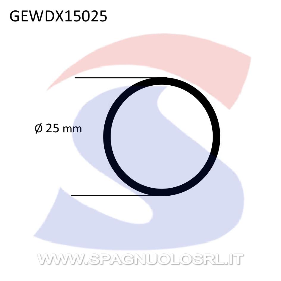 Tubo pieghevole medio Nero FK15 Ø 25 mm senza tiracavo - GEWISS DX15025