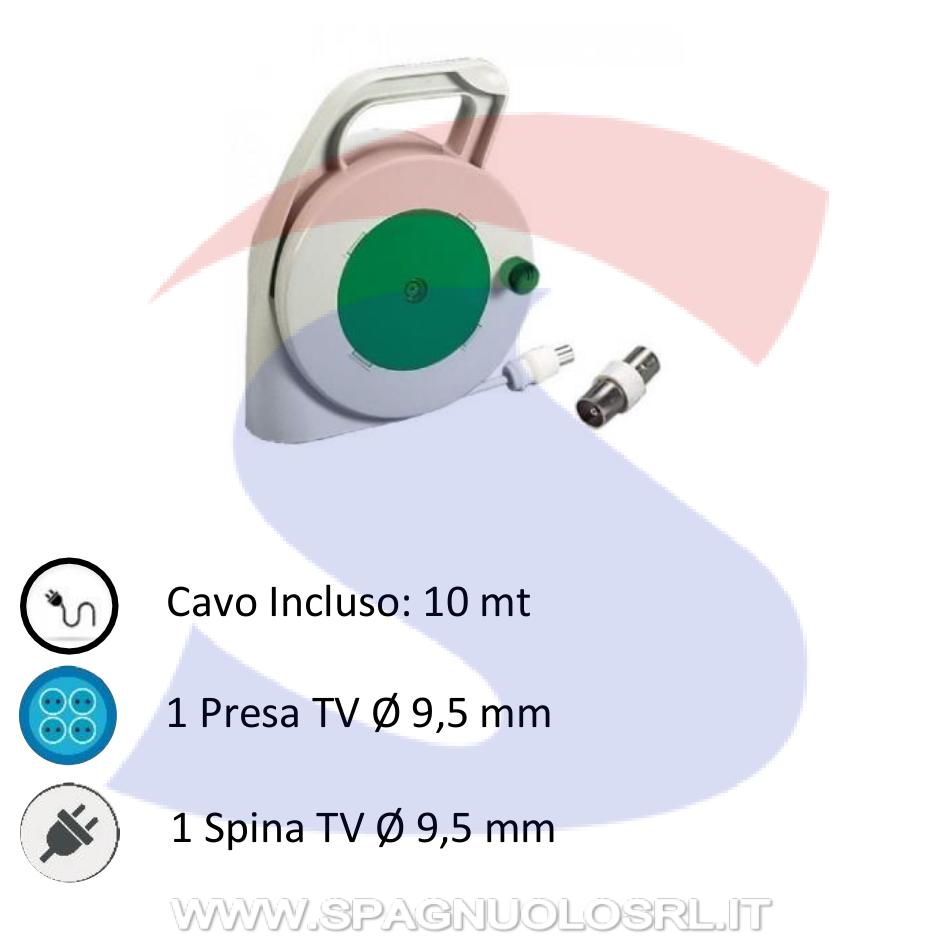 Avvolgicavo per cavo TV 10 mt - FANTON 30220