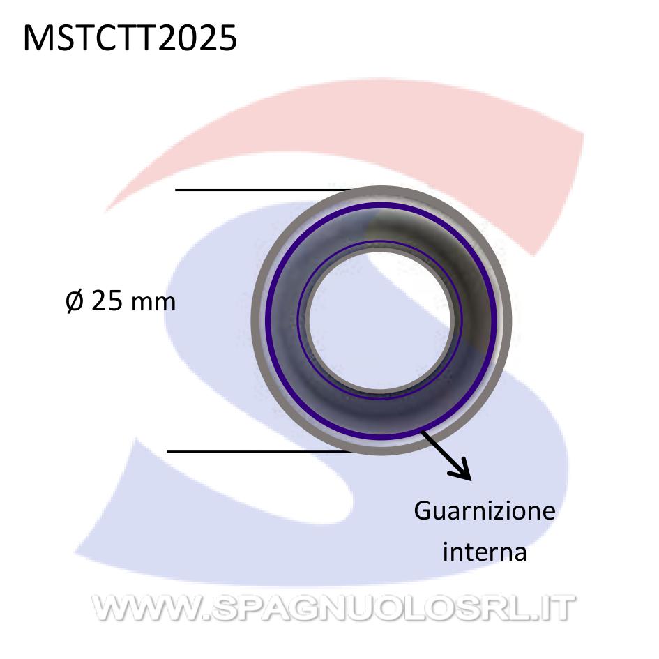 Curva a raggio stretto RK IP65 Ø 25 mm Grigio RAL7035 - MASTER CTT2025
