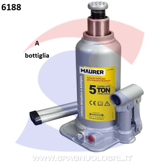 CRICCO IDRAULICO FINO A 5 TON. A BOTTIGLIA - MAU 97822