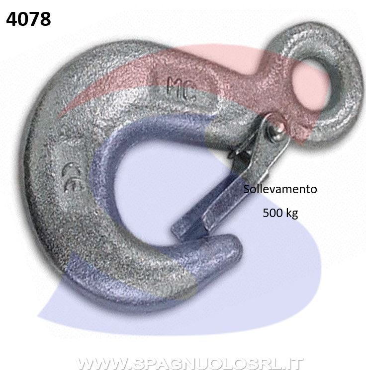 GANCIO DI SOLLEVAMENTO ZN PORT. 500 KG - DE SANTIS 53093