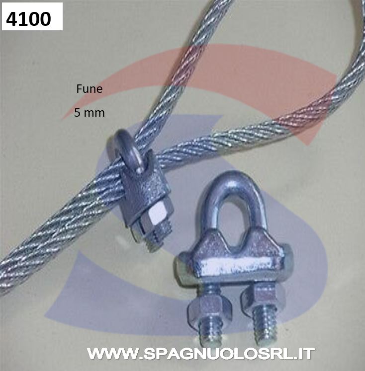 MORSETTO A CAVALLOTTO ZINCATO MM5 - DE SANTIS 86202