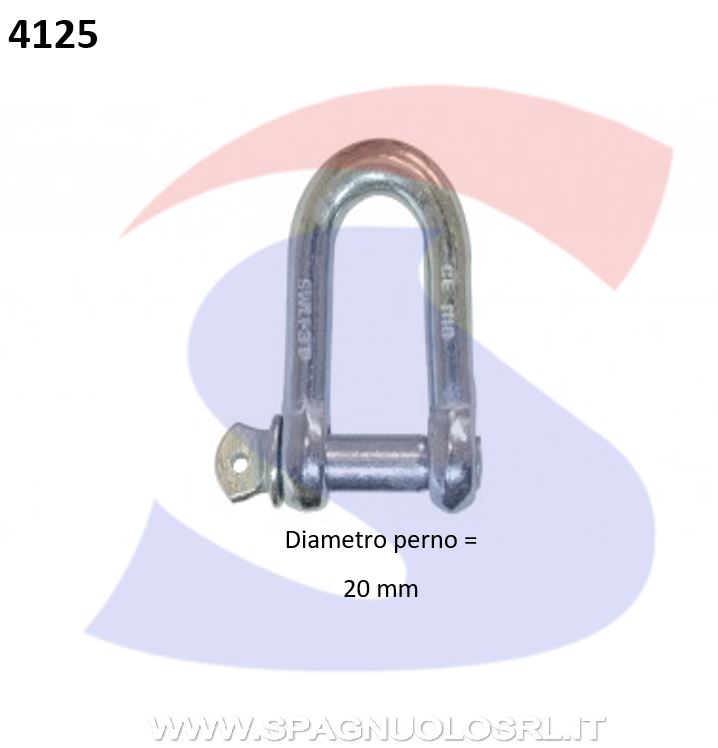 GRILLO MANIGLIONE ZINCATO M20 - DE SANTIS 86247