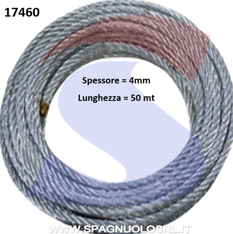 FUNE IN METALLO 4MM - DE SANTIS 93604