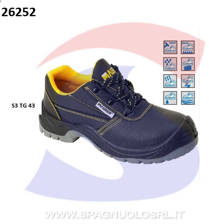 SCARPE BASSE DI SICUREZZA N43CAPUA - MAU 83165
