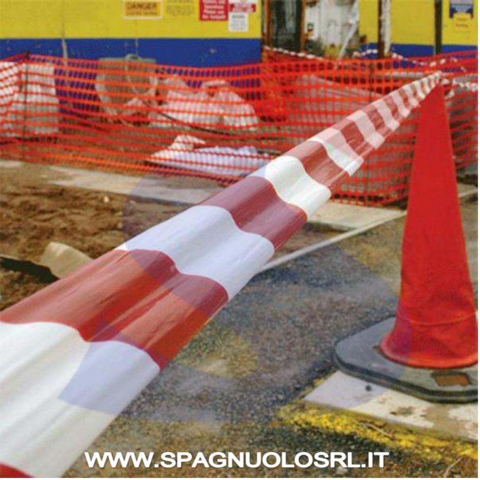 Nastro segnaletico in PVC 200 mt, Giallo/Nero - DE SANTIS 21777
