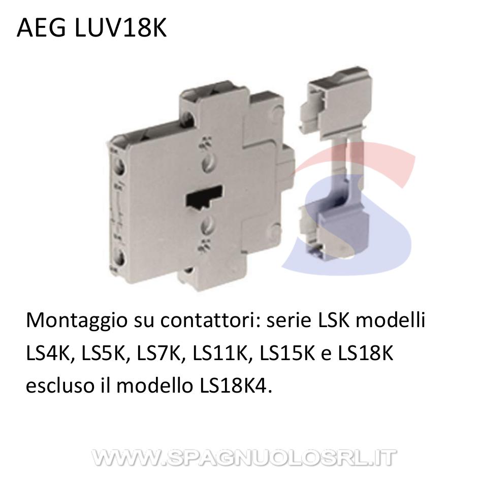 Dispositivo interblocco meccanico per contattori serie LSK - AEG LUV18K