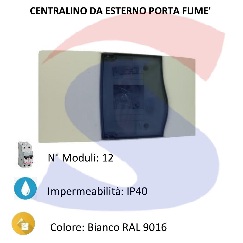 Centralino modulare da esterno 256x210x100 mm 12 moduli - AEG SGH-P12/ANN