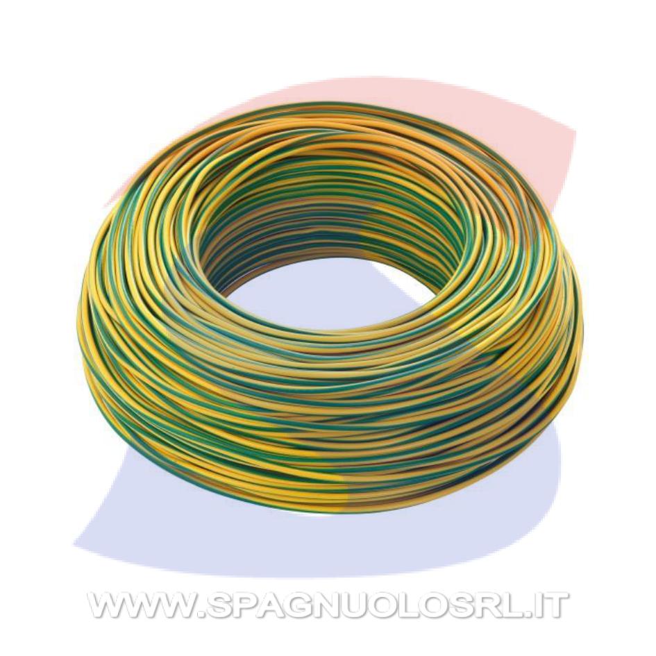 Cavo FS17 1X2,5 Giallo/Verde - 9X9 CAVI FS171X2,5GV