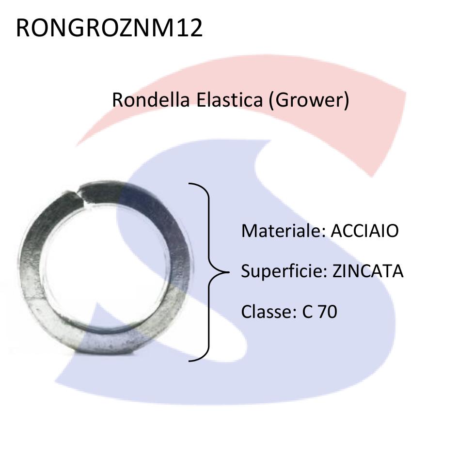 Rondella Elastica (Grower) Zincata M12 - VITI RONGROZNM12