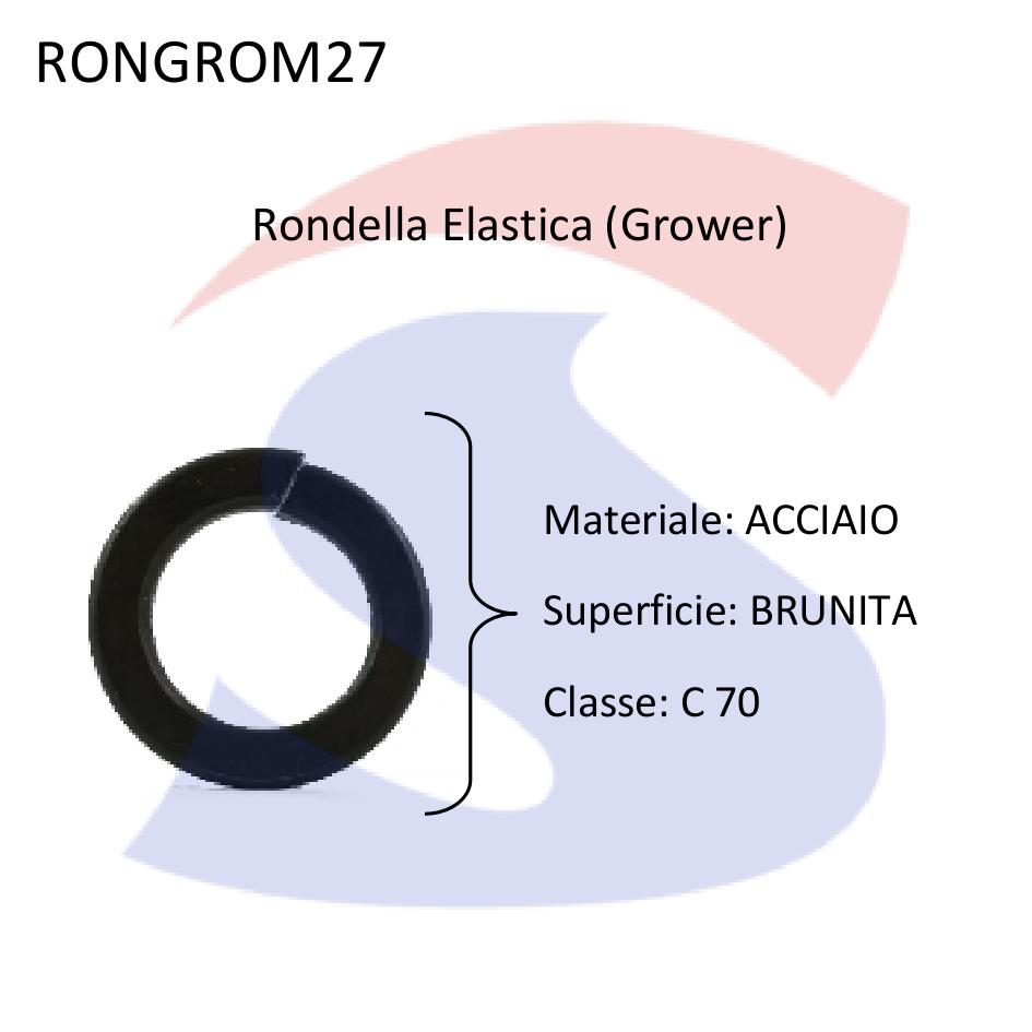 Rondella Elastica (Grower) Brunita M27 - VITI RONGROM27