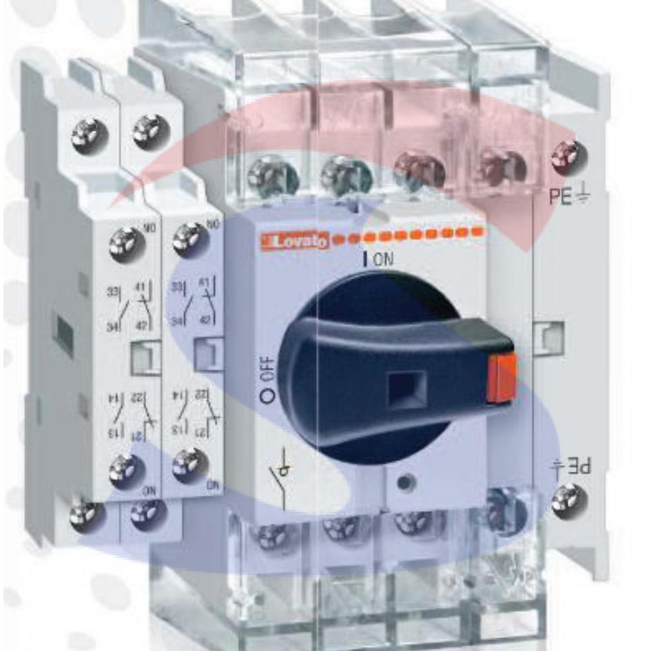 Quarto polo aggiuntivo 40 A per selettori serie GAC - LOVATO GAX42040C