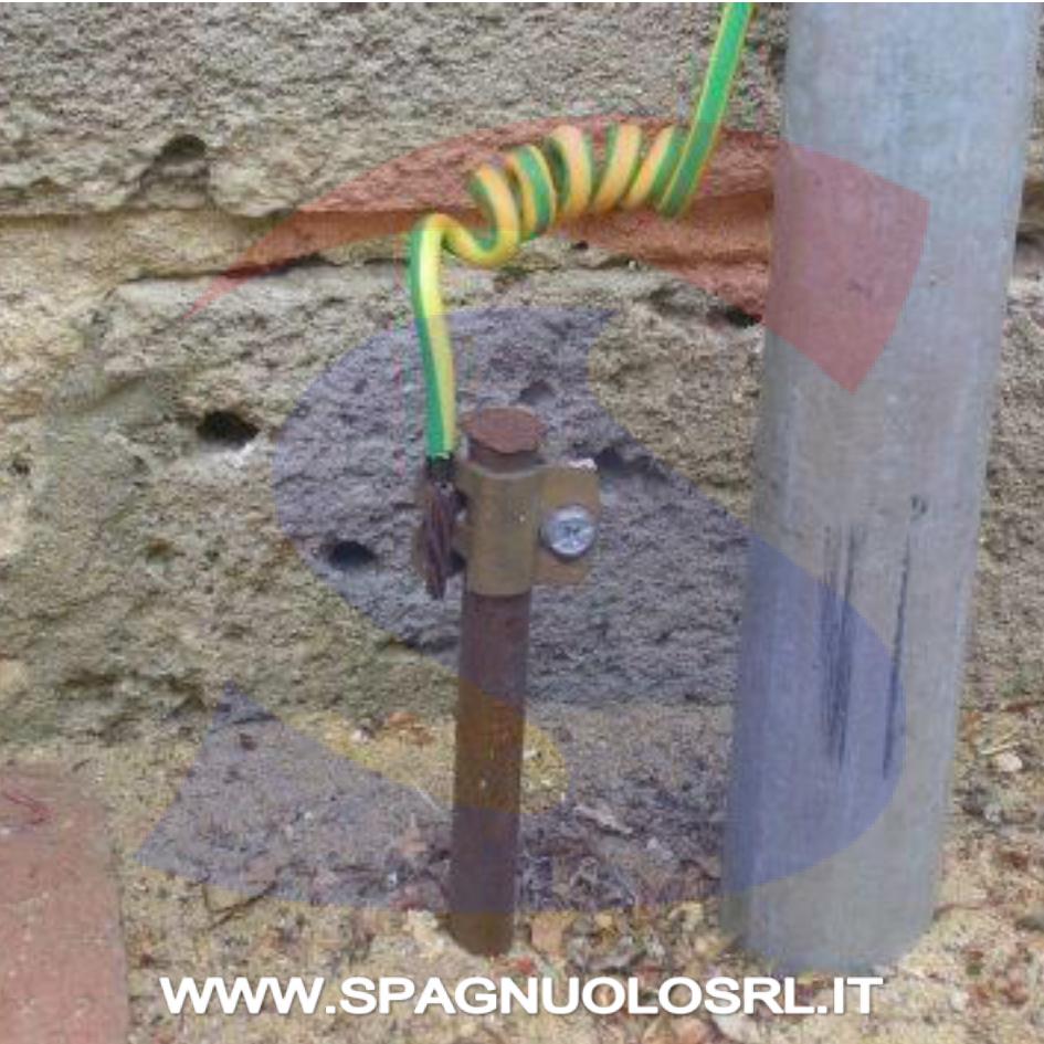 Dispersore ad innesto ramato lungo 1500 mm e Ø 18 mm - SEM 127/100
