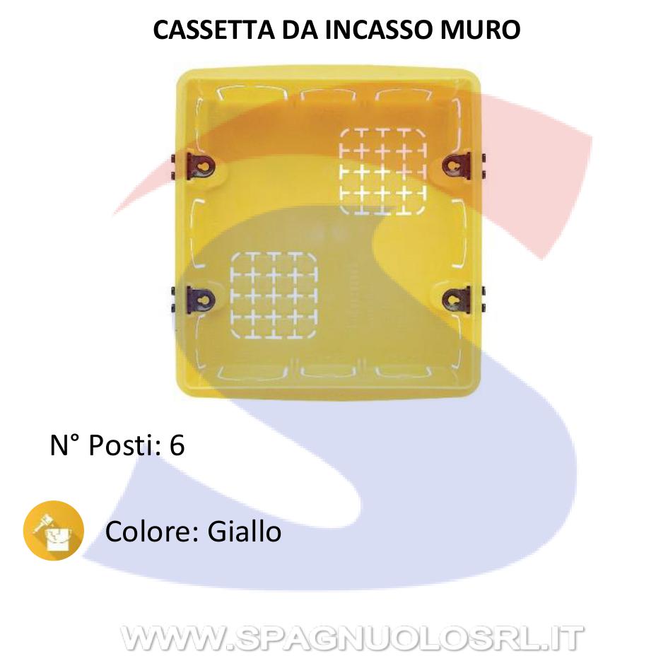 Cassetta portafrutti da incasso 155x74x53,5mm 5 posti - BTICINO 506E
