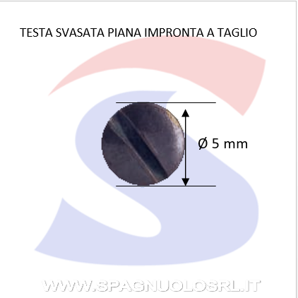 VITE PER LEGNO M05X50 A TS CONIMPRONTA A TAGLIO BRONZATA - VITI BROM05X50