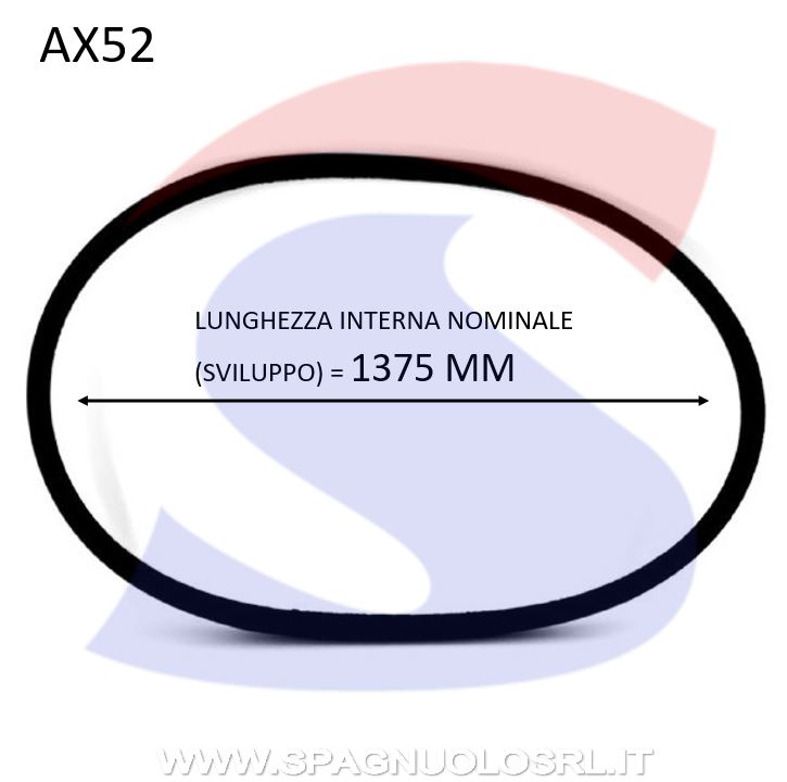CINGHIA AX52 OPTIBELT - OPTIBELT AX52