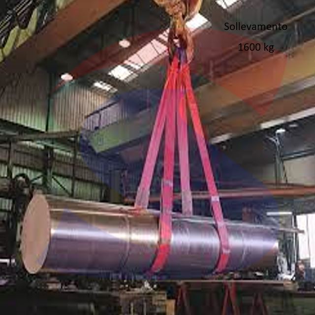 GANCIO DI SOLLEVAMENTO ZN PORT.1600 KG - DE SANTIS 14551