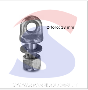PERNO OCCHIO CORTO 20X2,5 - AMA 09345