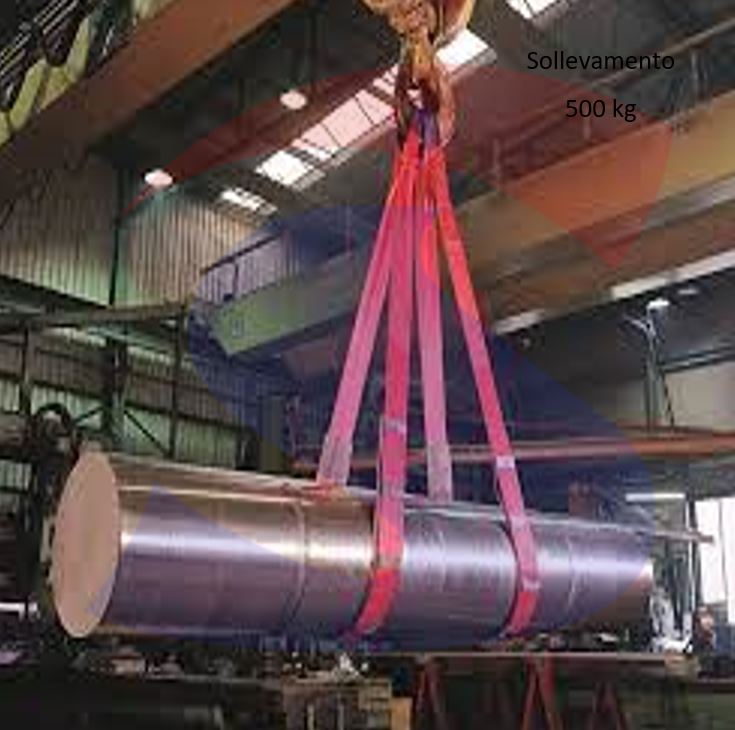 GANCIO DI SOLLEVAMENTO ZN PORT. 500 KG - DE SANTIS 53093