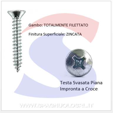 VITI AUTOFIL.M4,8X32 T.SVAS.PIANA ZINCATE - AMBROVIT 17485