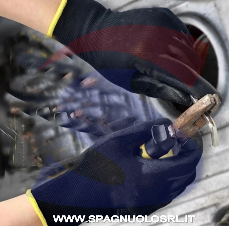 GUANTI POLIURETANO TG. 9 XLNERO - EDIS 0013354