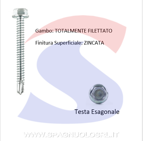 VITI AUTOPERFORANTI 6,3X70ZINCATA TOTALMENTE FILETTATA - AMBROVIT 18907