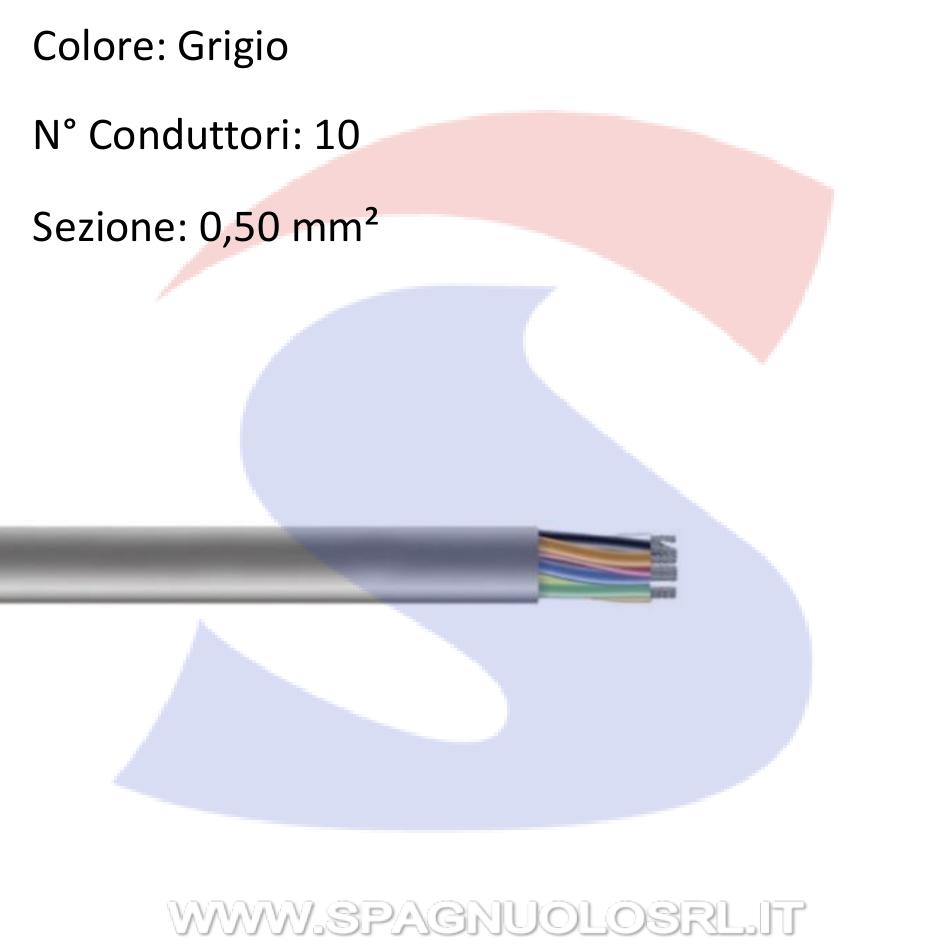 Cavo citofonico 10 x 0,50 mm ² - 9X9 CAVI CIT10F5/GUA
