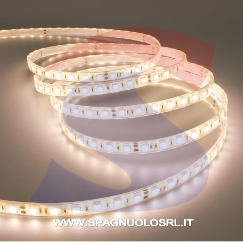 Striscia LED da 5 metri Monocolore 60 Led/Metro 7,2 W/M - VTAC 2042