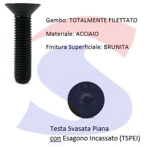 VITE IN POLL. 5/16X3/4" T.SVASPIANA ESAG.INC - VITI TSPEIPOL5/16X3/4