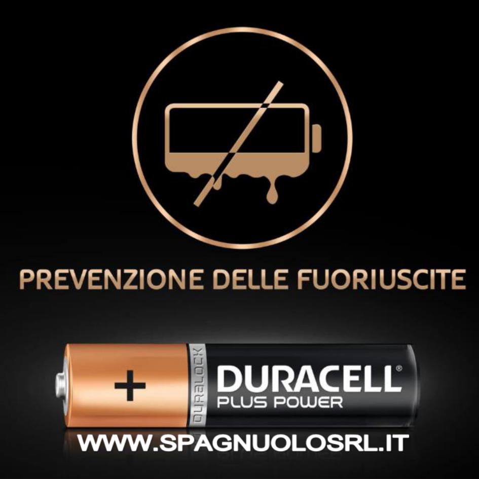 Batterie Alcaline PLUS POWER AAA 1,5 V - DURACELL MN2400/8