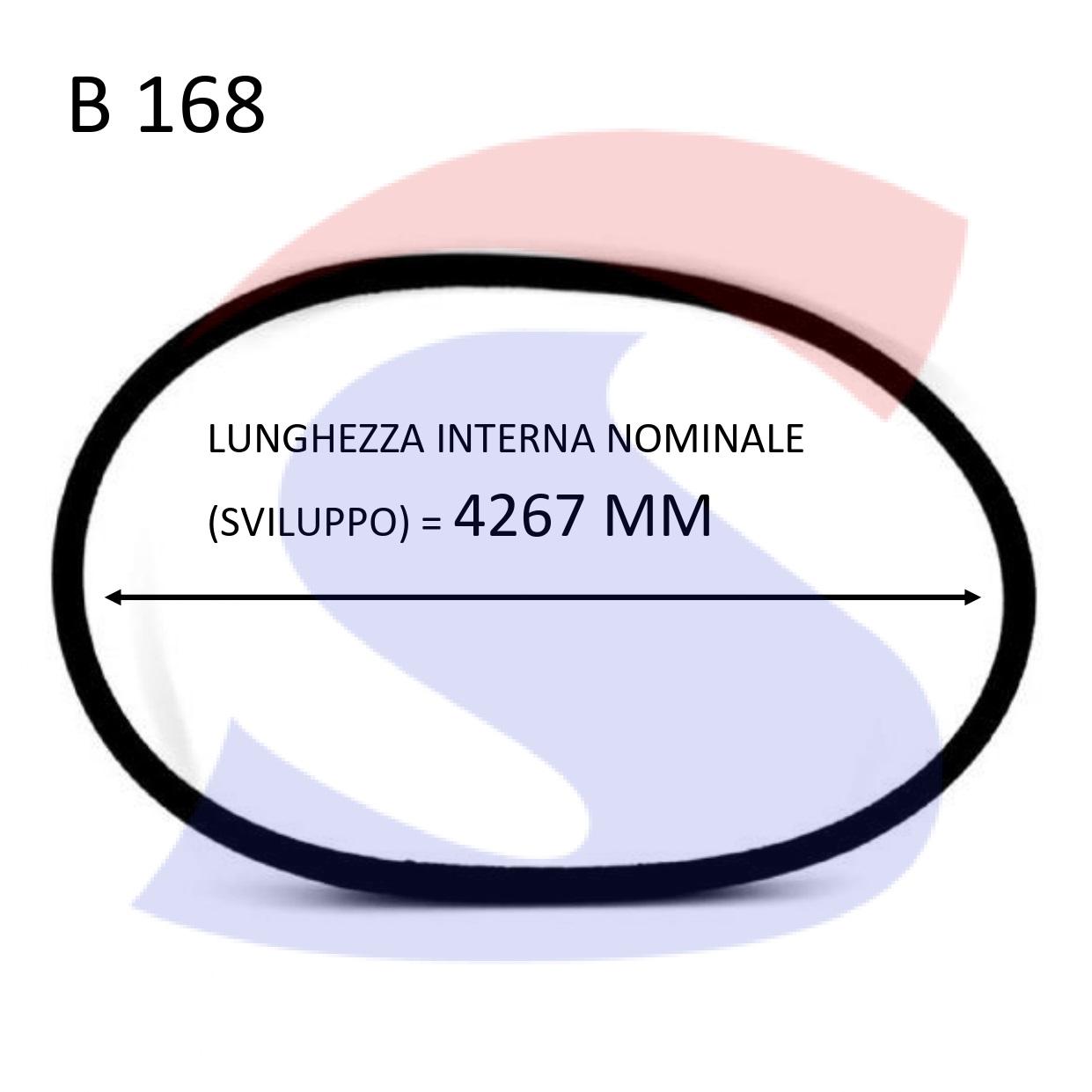 Cinghia PIBELT B 168 - PIBELT B168