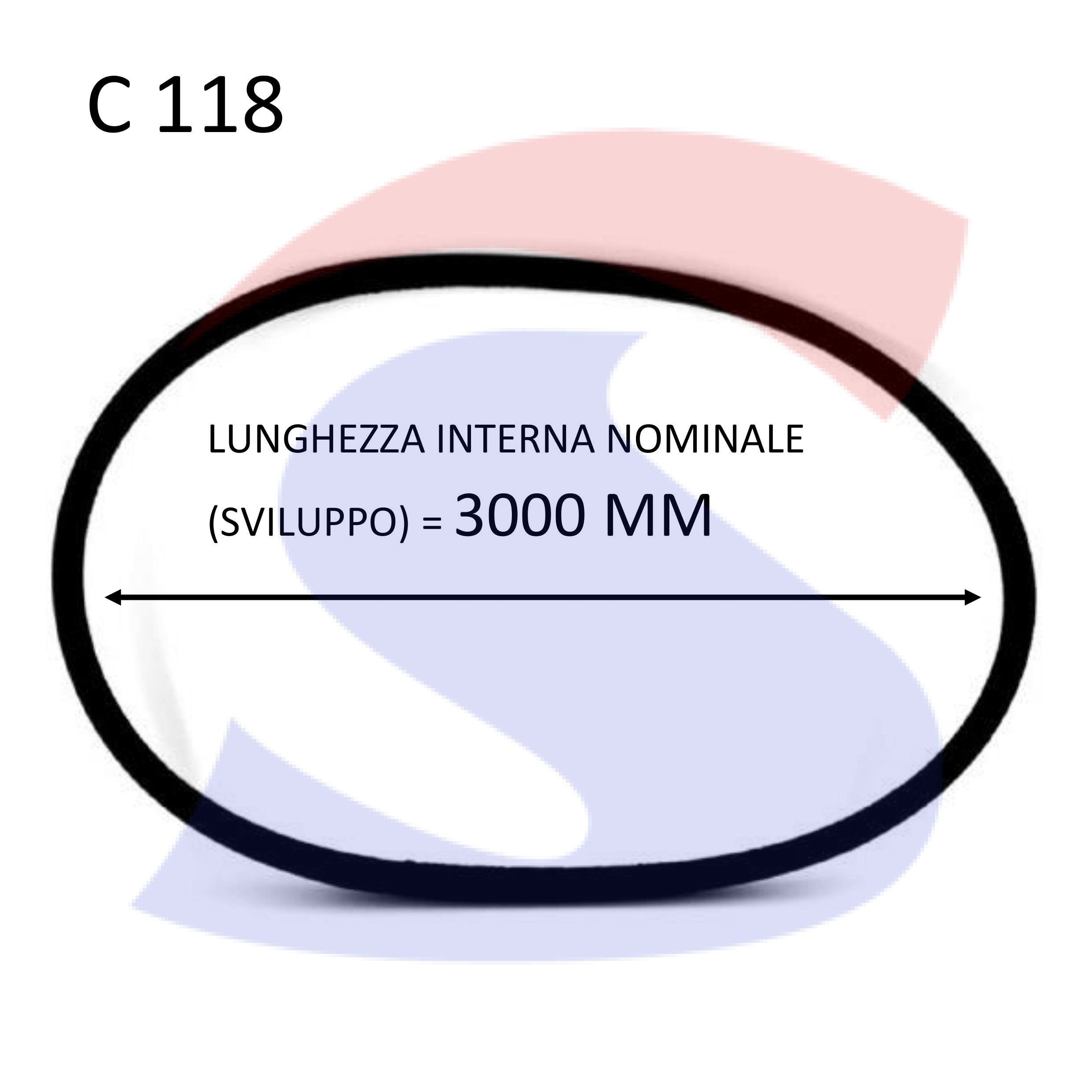 Cinghia PIBELT C 118 - PIBELT C118