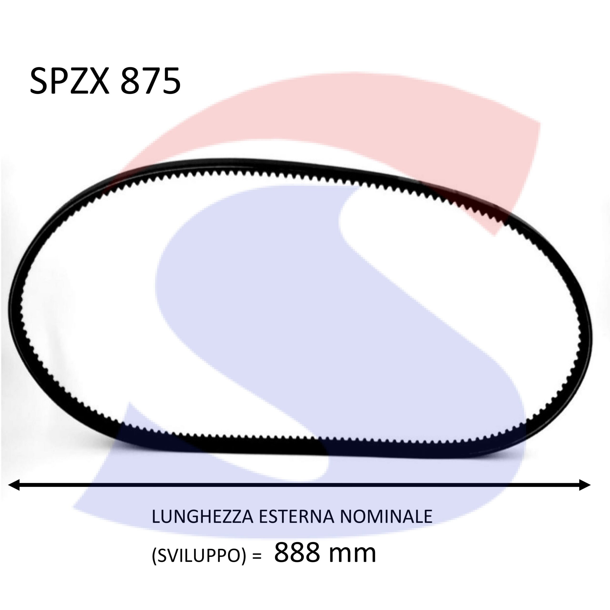 Cinghia PIBELT SPZX 875 - PIBELT SPZX875