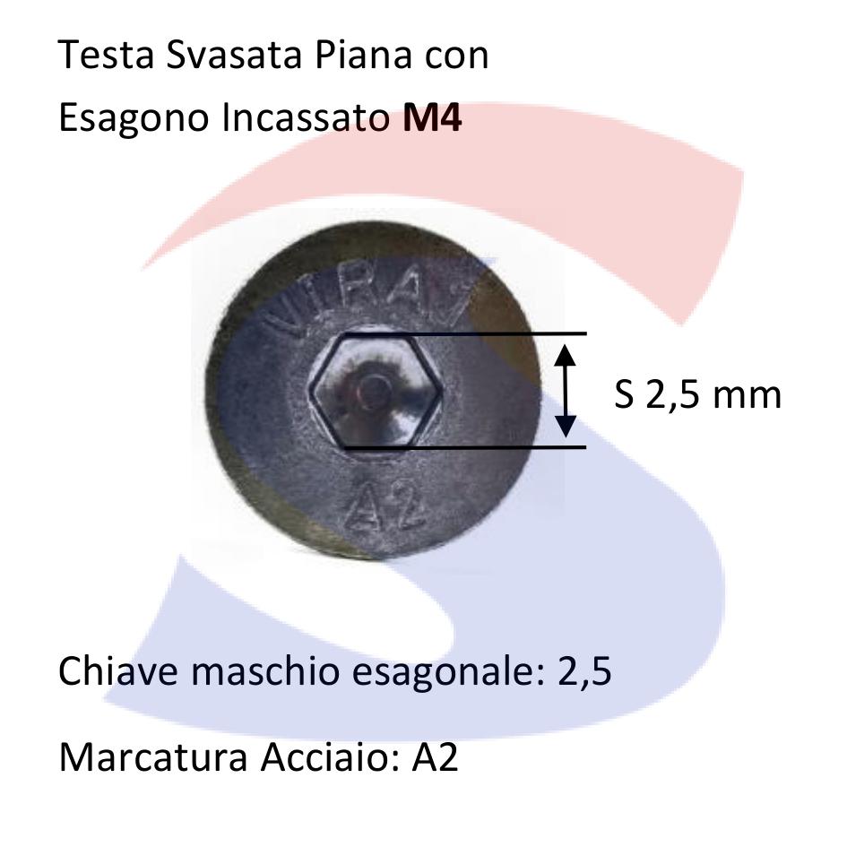 Vite TSPEI Totalmente Filettata Inox 4X6 mm - INOX 7991-2-4*6