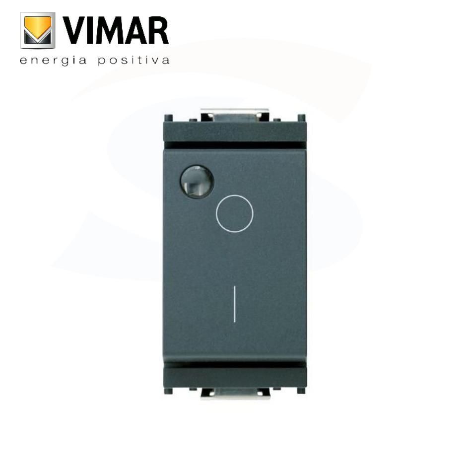 Interruttore serie "IDEA" 2P 16 A, 250 V luminoso Grigio - VIMAR 16036