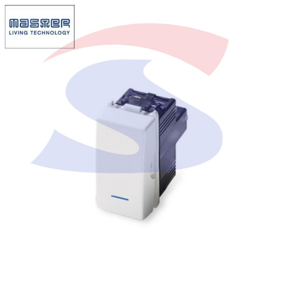 Interruttore serie "MIX" 1P 16 A, 250 V Bianco, illuminato - MASTER 21000-5