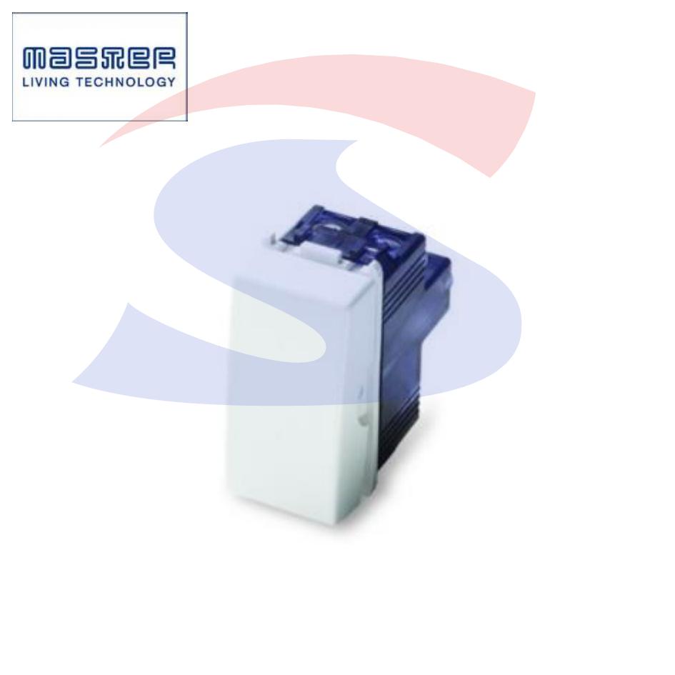 Pulsante serie "MIX" 1P NA 16A 250V, Bianco - MASTER 21005