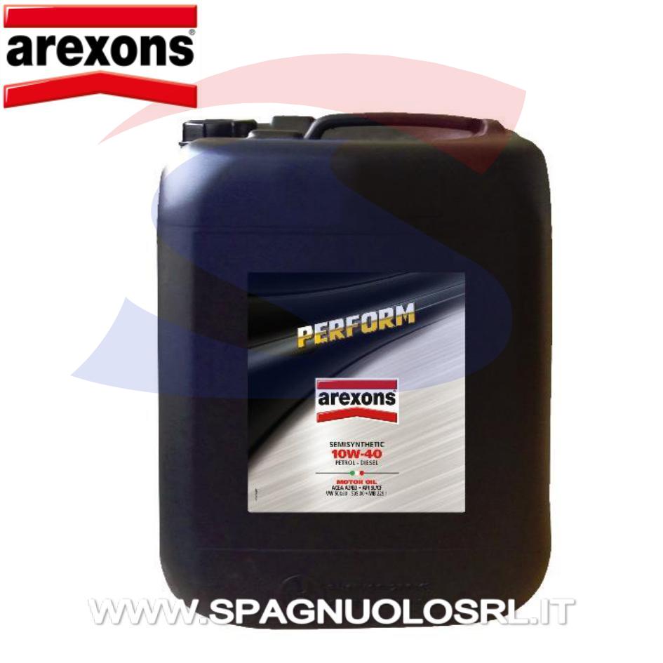 Olio PERFORM 10W/40 20Lt per motori benzina e diesel - AREXONS 90121