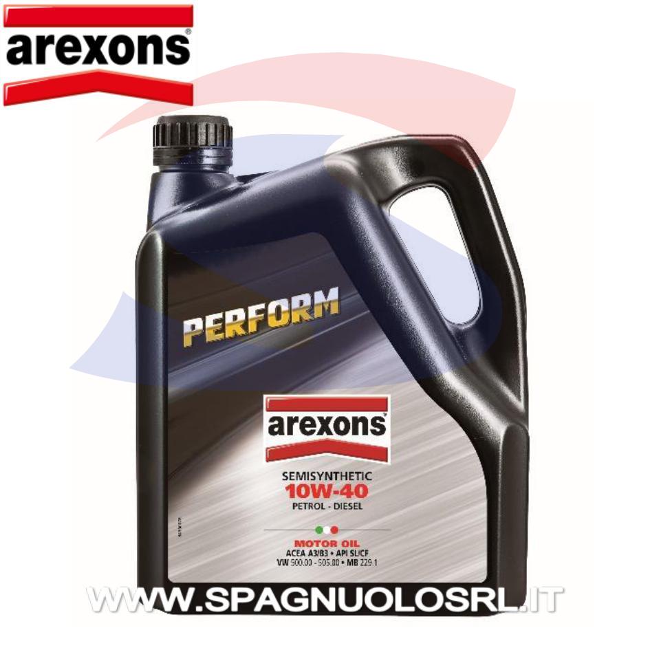 Olio PERFORM 10W/40 da 4Lt per motori benzina e diesel - AREXONS 93801