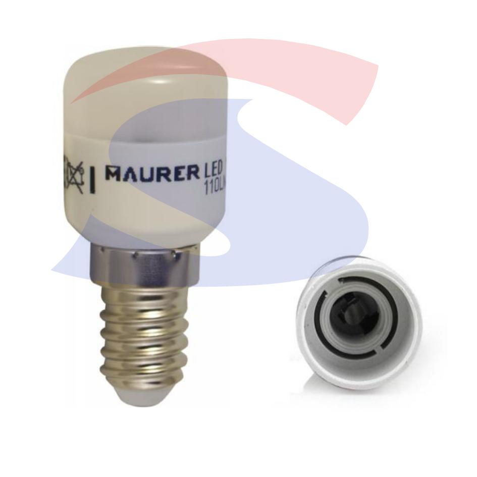 Lampadina LED E14 1,5 W Pera 3.000 K - MAU 98981