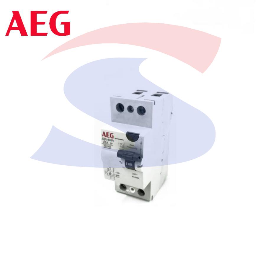 Interruttore differenziale puro bipolare 40 A serie BHFI - AEG BHFI40/030-2