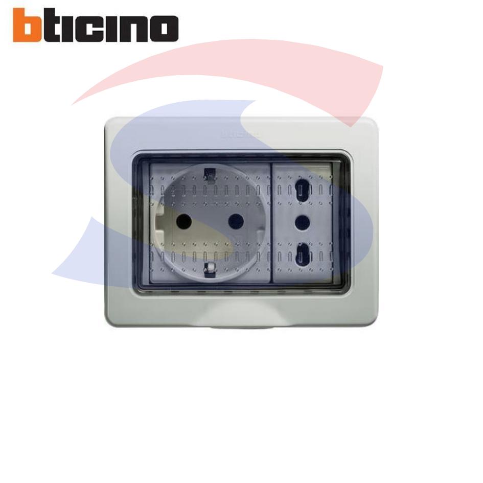 Cassetta portafrutti da esterno 100x76x65 mm 3 posti - BTICINO 25503