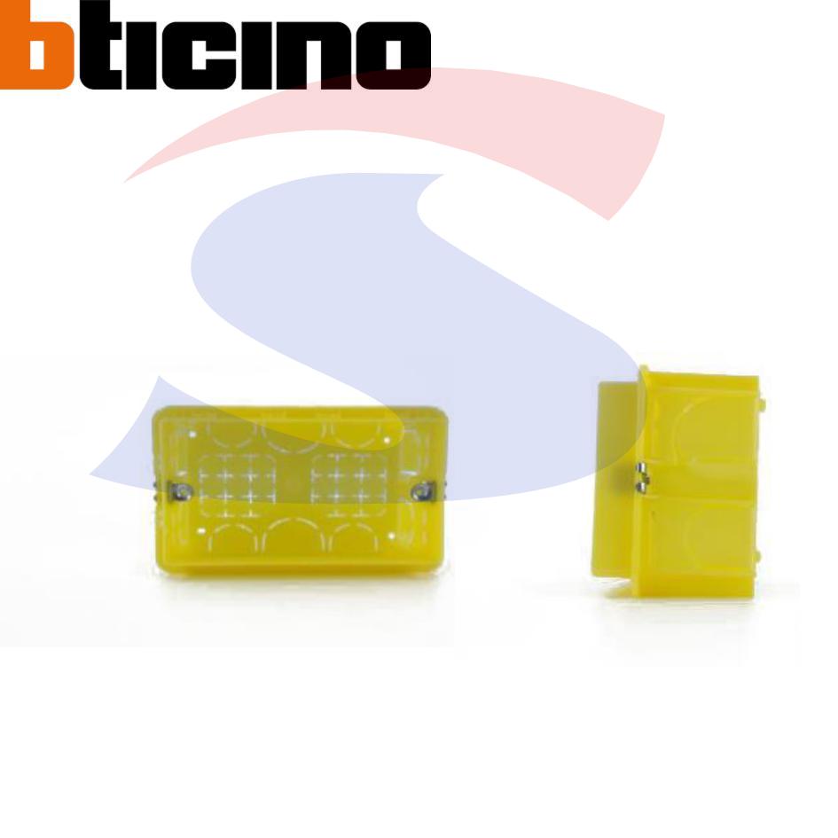Cassetta portafrutti da incasso 108x74x53,5mm 3 posti - BTICINO 503E