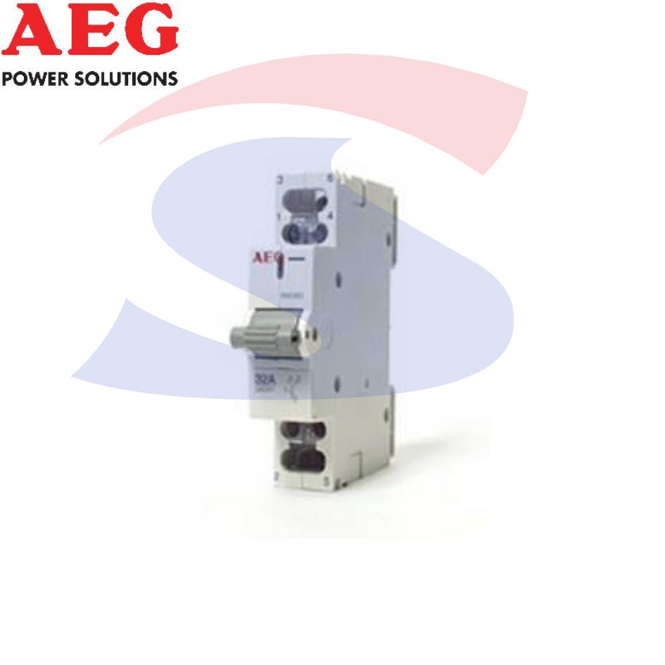 Commutatore bipolare 32 A 240 V, 1 modulo - AEG GSV2032/ANN