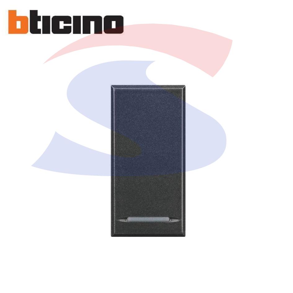 Pulsante serie "AXOLUTE" basculante NO 10A 250V, Antracite - BTICINO HS4055