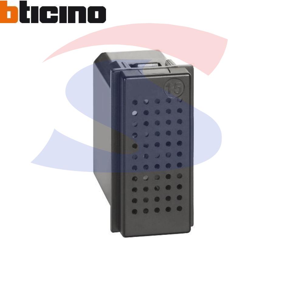 Suoneria in bronzo serie "Living Now" 230 V, Nero - BTICINO K4351V230