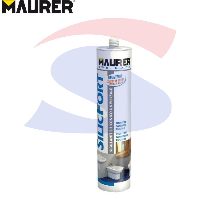 Silicone Acetico universale Silicfort Maurer color Marrone - MAU 81252